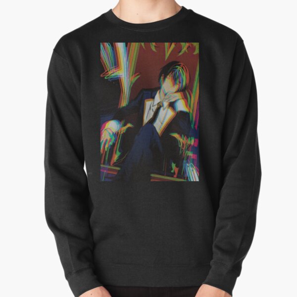 Cid Kagenou from the Eminence in Shadow anime in Trippy Pop Art style Pullover Sweatshirt RB0512 product Offical the eminence in shadow Merch