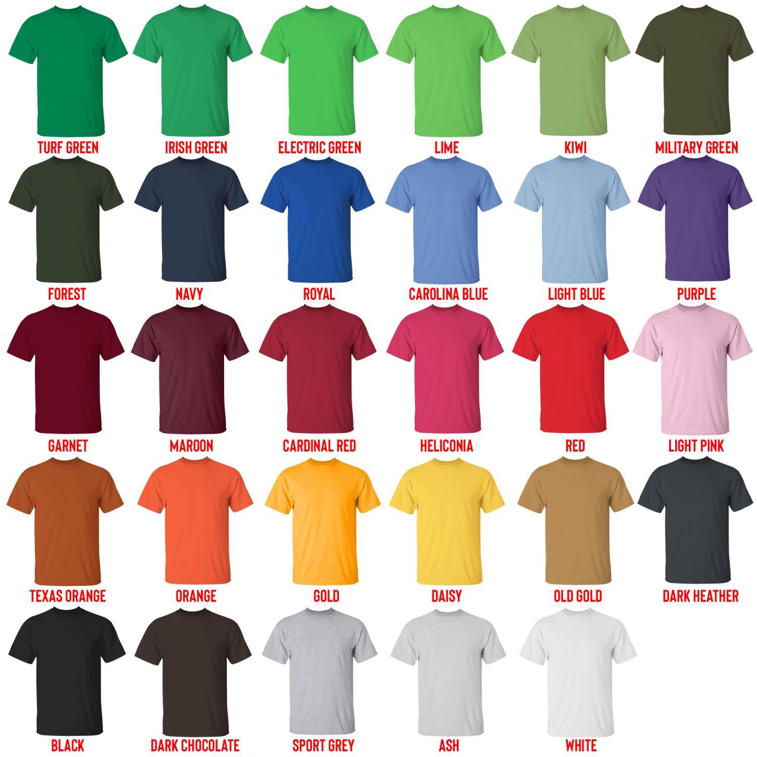 t shirt color chart - The Eminence In Shadow Store
