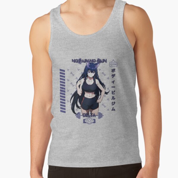 The Eminence In Shadow Delta Anime Art Tank Top - Image 4