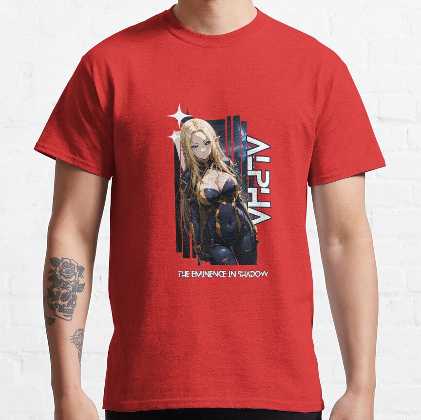 The Eminence In Shadow Alfa Anime Arth T-shirt - Image 6