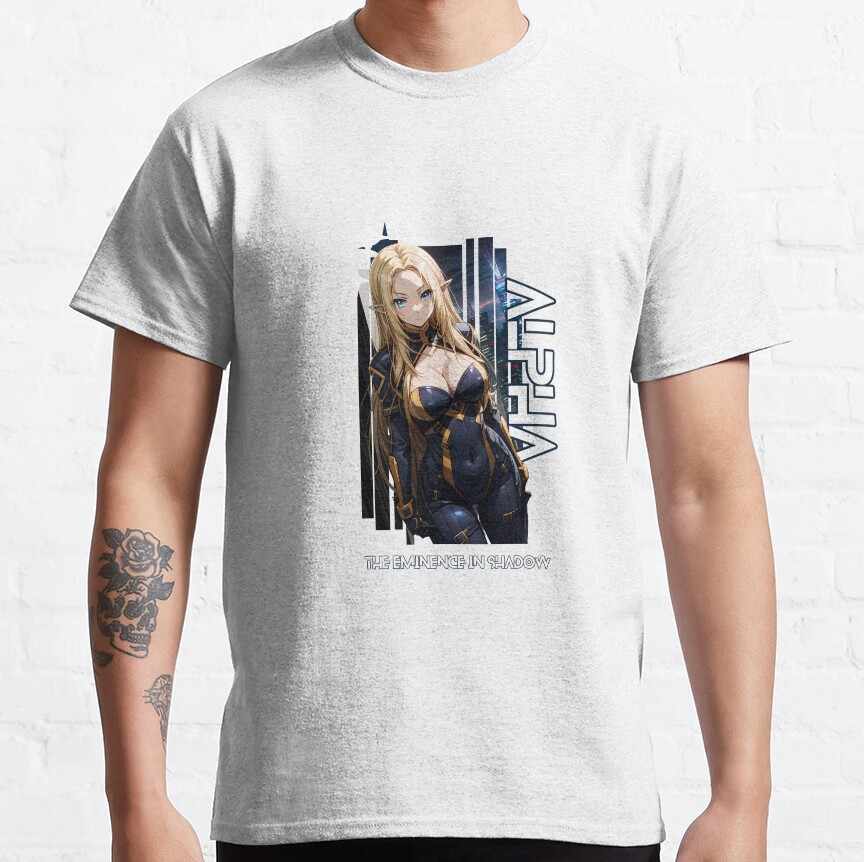 The Eminence In Shadow Alfa Anime Arth T-shirt - Image 2