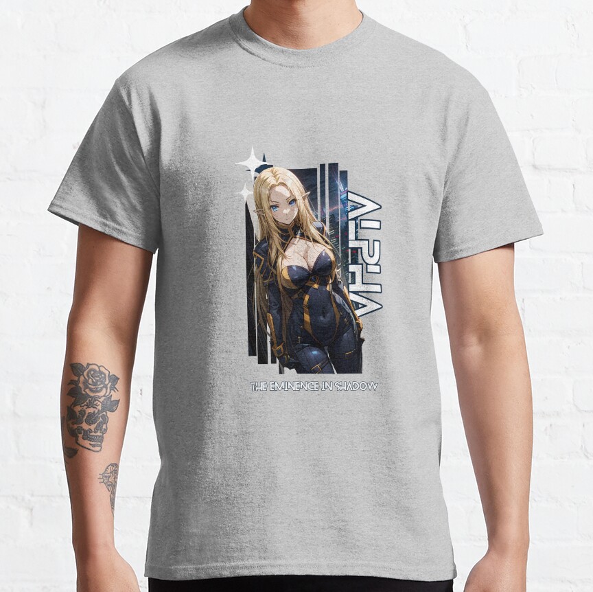 The Eminence In Shadow Alfa Anime Arth T-shirt - Image 4