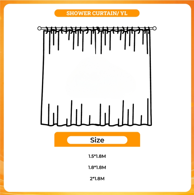 3D shower curtain - The Eminence In Shadow Store